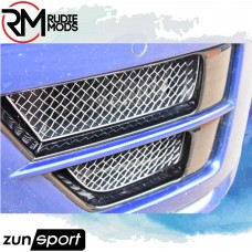 Zunsport Stainless Outer Grille Set compatible with VW Golf R MK7 - 2012 - 2015 ZVW79212